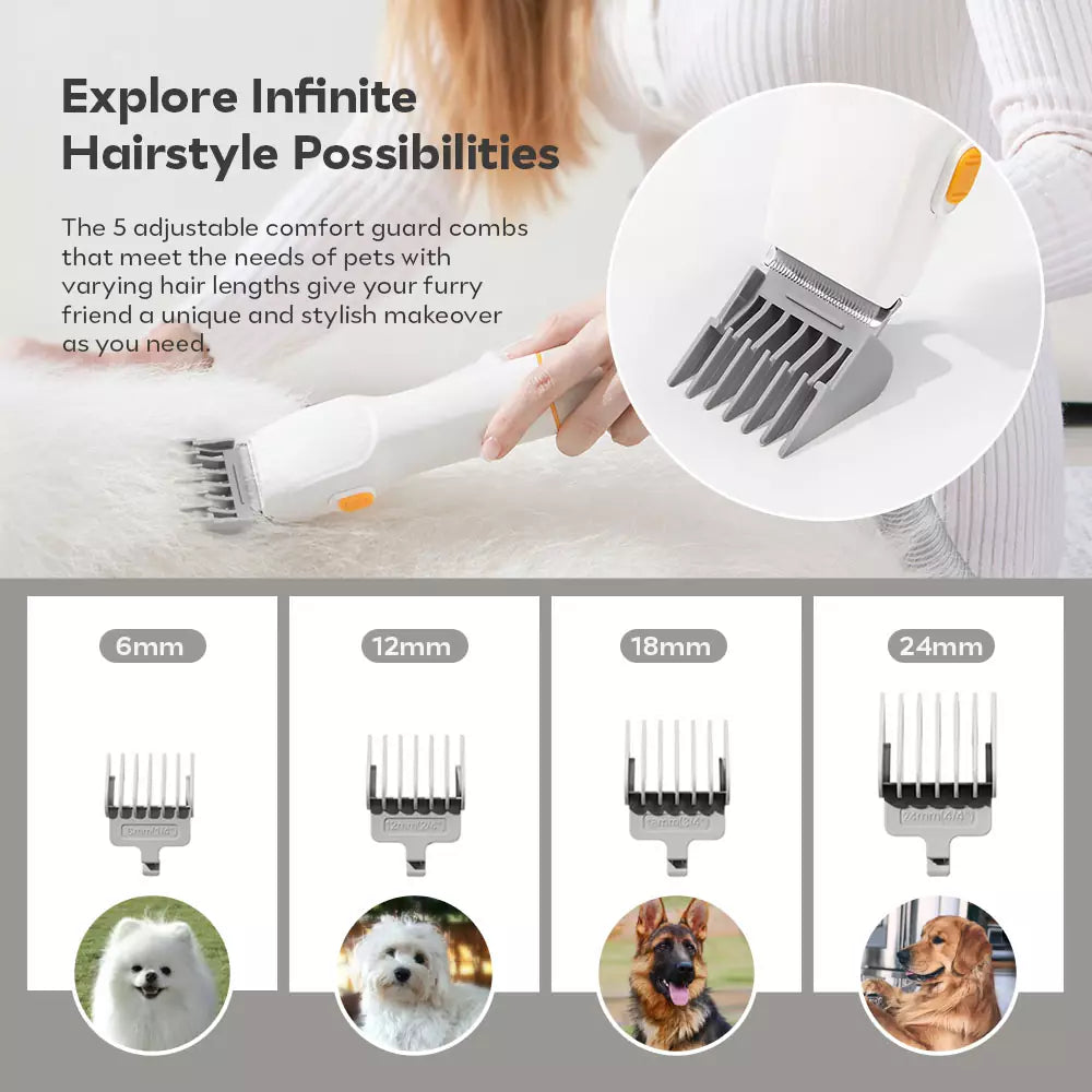 PalFur IN01 Pet Grooming Vacuum Kit