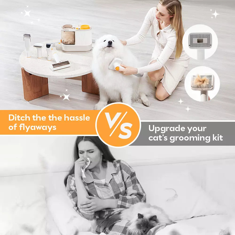 PalFur IN01 Pet Grooming Vacuum Kit